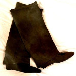 Easy Spirit Green Leather Boots